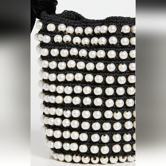 NWT-Lele Sadoughi-Beatrix Pearl Crochet Bag